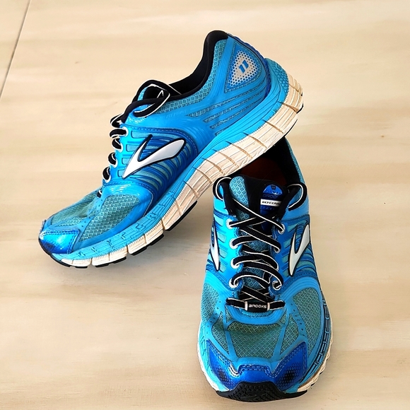 Brooks Shoes - W 7 Blue Brooks Glycerin 11 Running Shoes Womens M Gym Black WORKOUT